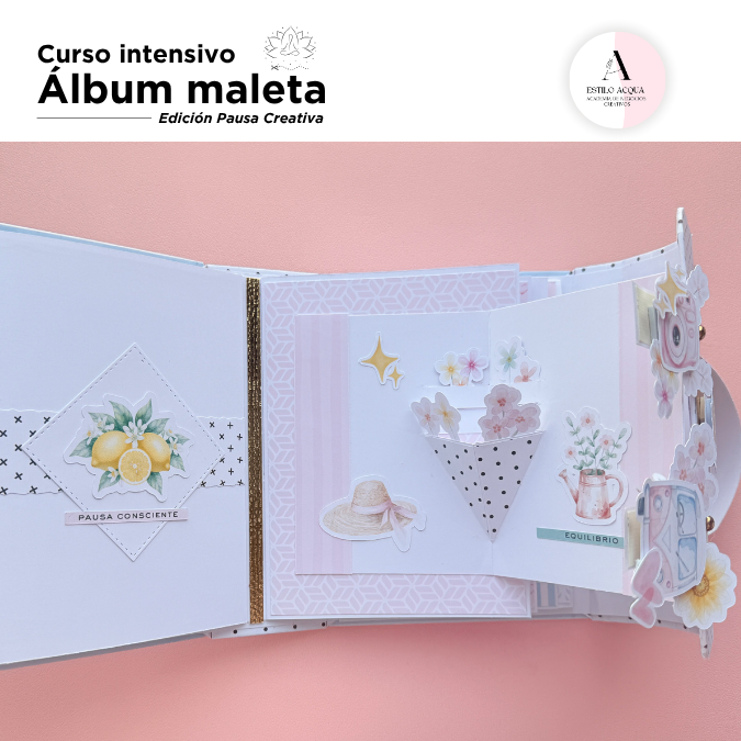Curso Intensivo | Álbum Maleta · Edición Pausa Creativa