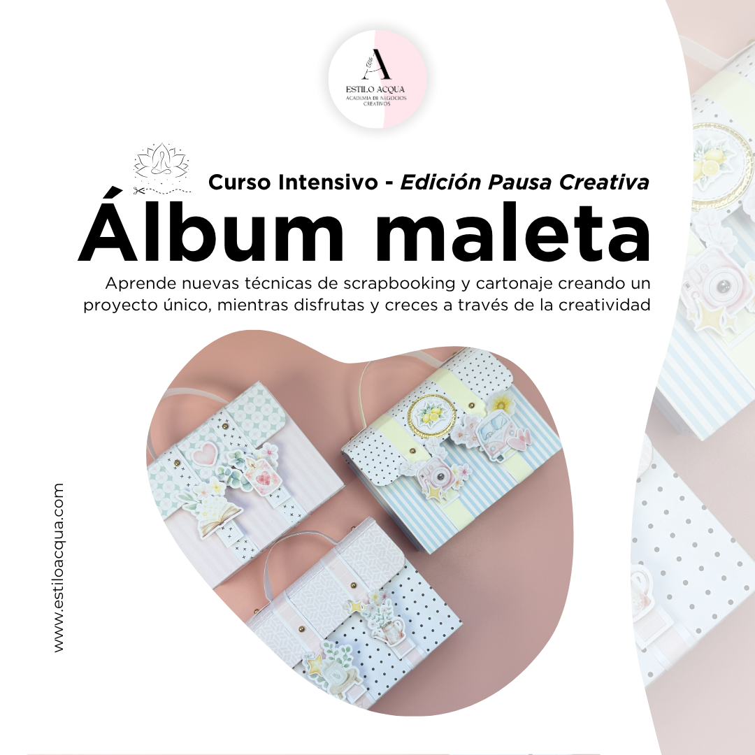 Curso Intensivo | Álbum Maleta · Edición Pausa Creativa