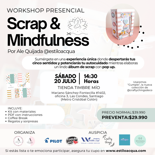 Workshop Scrap & Mindfulness 20/07